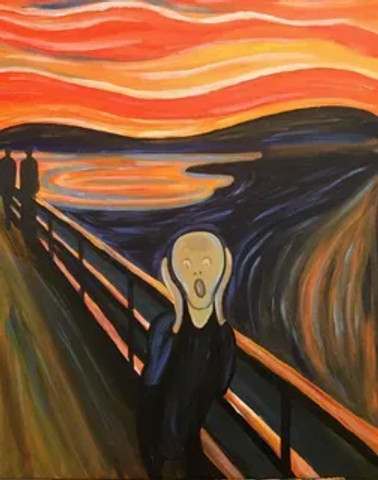 World-famous paintings: The Scream