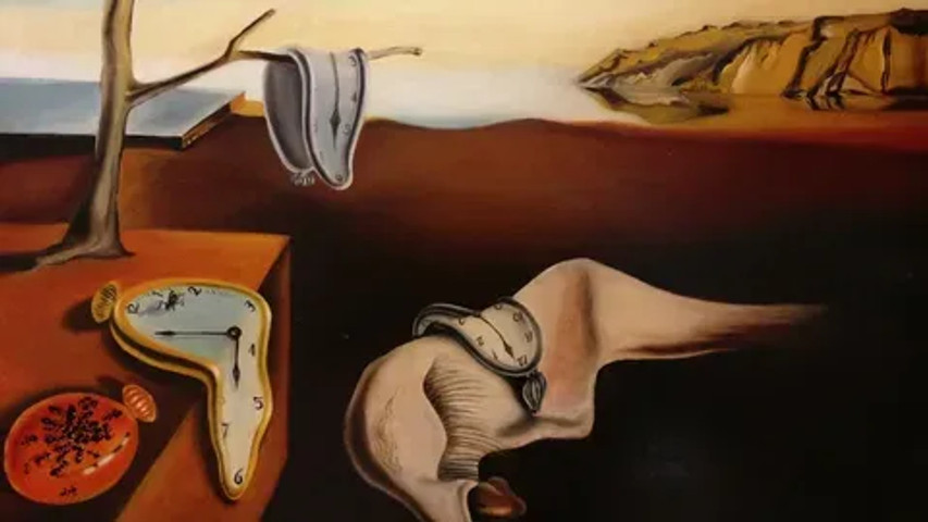 World-famous paintings: The Persistence of Memory