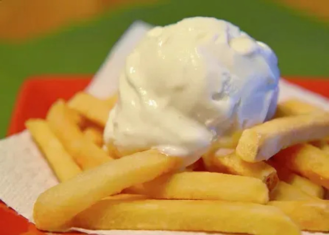 Weirdest food combinations: French fries and ice cream