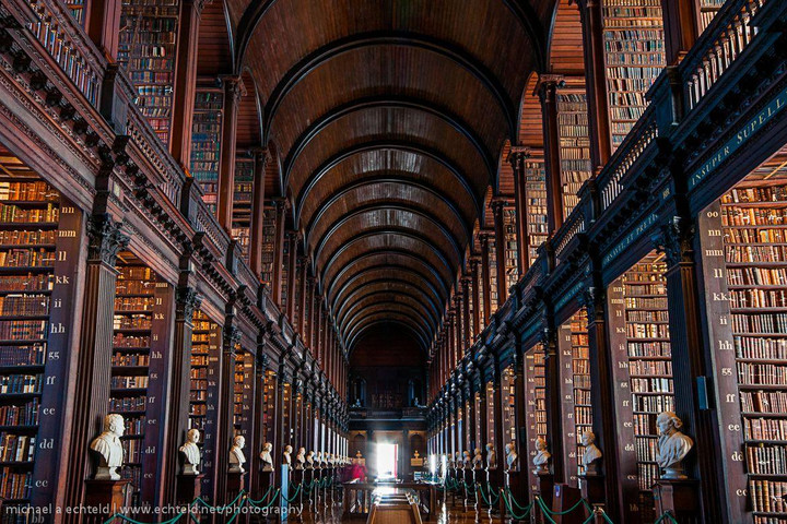 Most beautiful libraries in the world: Trinity College Library