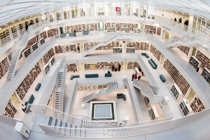 Most beautiful libraries in the world: Stuttgart City Library