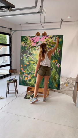 The walk home painting