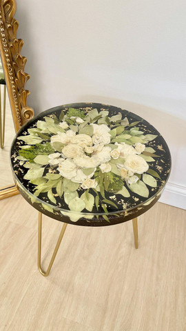 Make a round side table