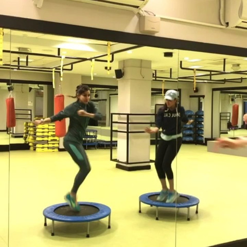 Trampoline workout