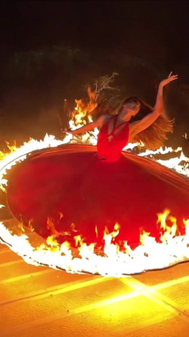 Beautiful dance style of paris