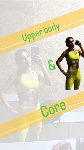 Upper body and core