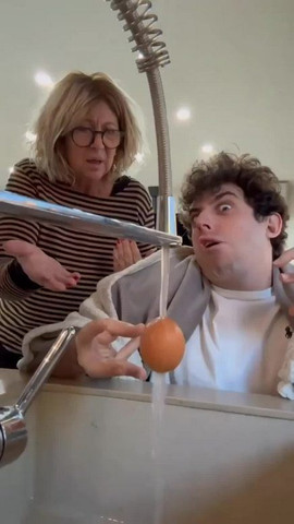 When you try to fool your mother