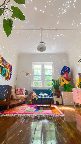 Giant disco chain for room decor.