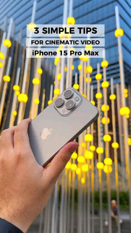 Simple tips for cinematic photos