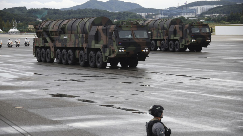 South Korea unveils its most powerful missile, which could reach North Korea