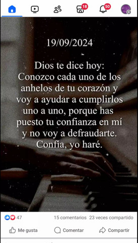Ten fe  en Dios 