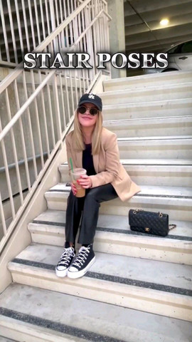 Stair pose