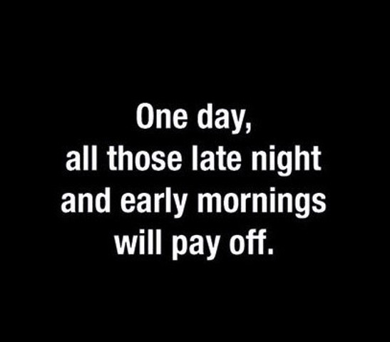 Every Sacrifice Today Sets the Stage for Future Success