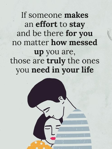 Keep the Ones Who Stand by You Through It All