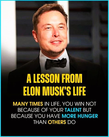Many times you win because you have more hunger than others