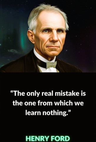 The Only Real Mistake Is Learning Nothing