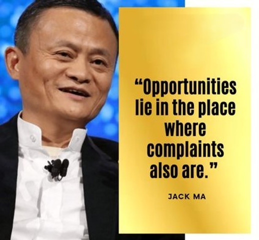 Opportunities lies in the place where complaints also are