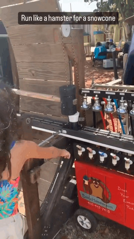 you cant get a ice cream without hard work