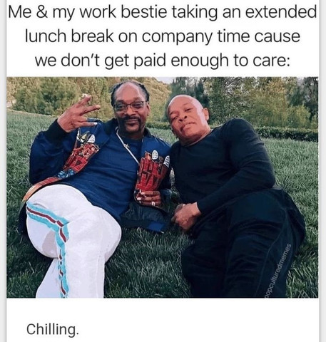 Me and work bestie taking an extended lunch break