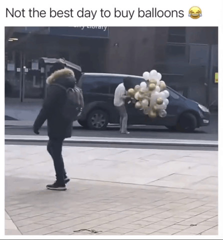 Bad day balloon