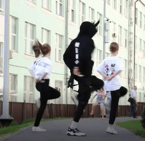 Devil shuffle dance