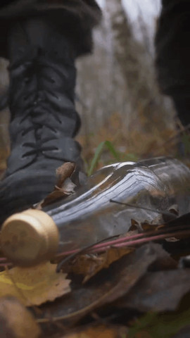 Bottle candle lamp