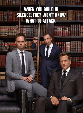 When you build in silence, they won