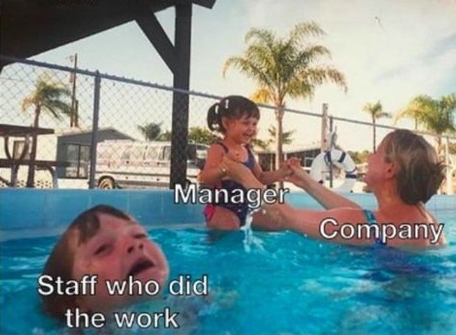 Staff who did the work 🥲