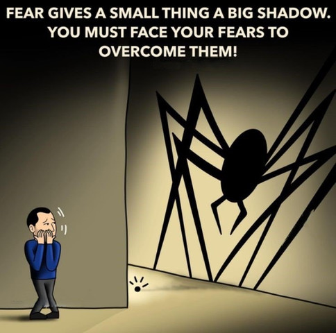 Fear gives a small thing a big shadow