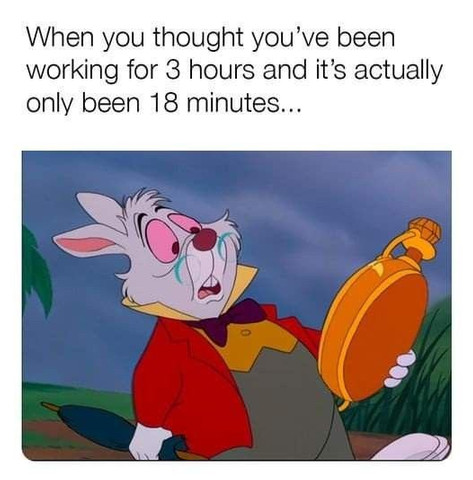 When you thought you