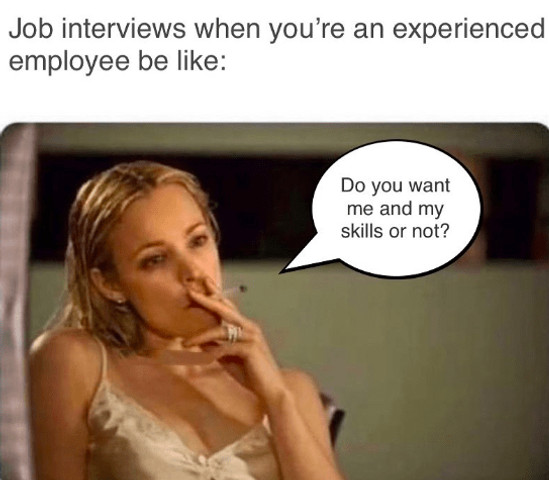 Job interviews when you