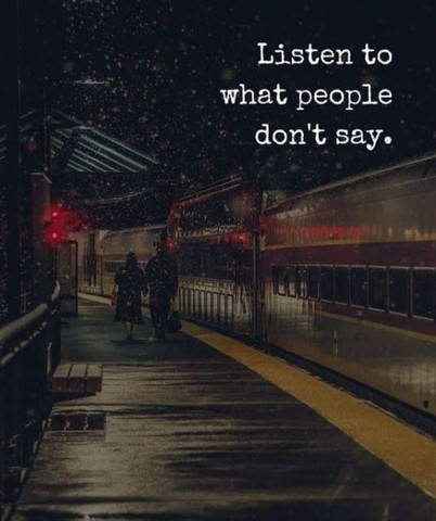 Listen to what people don