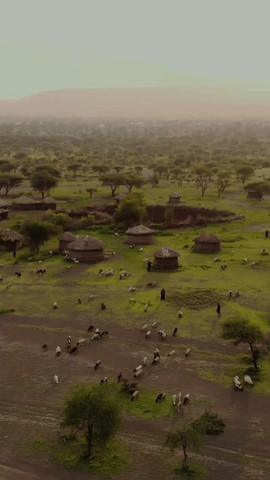 Masai village in Kenya
