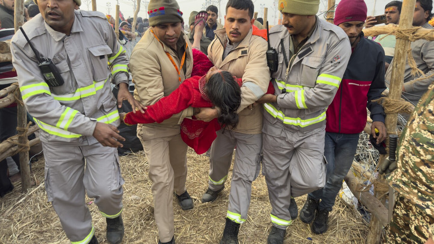 Police say at least 30 people have died in a stampede at the massive Maha Kumbh festival in India
