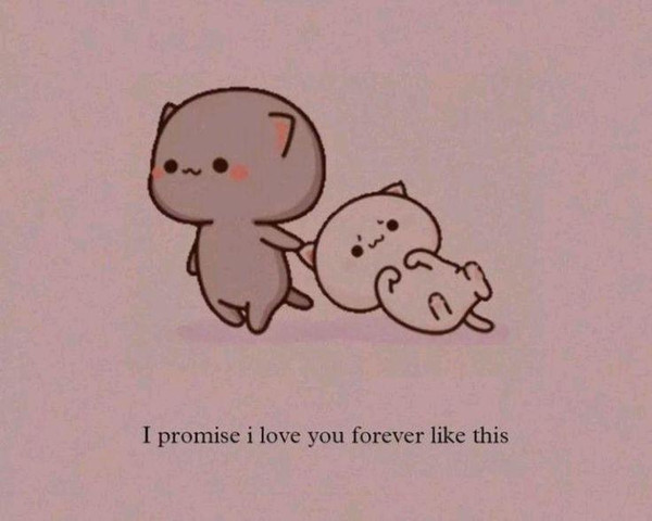 I promise i love you forever like this