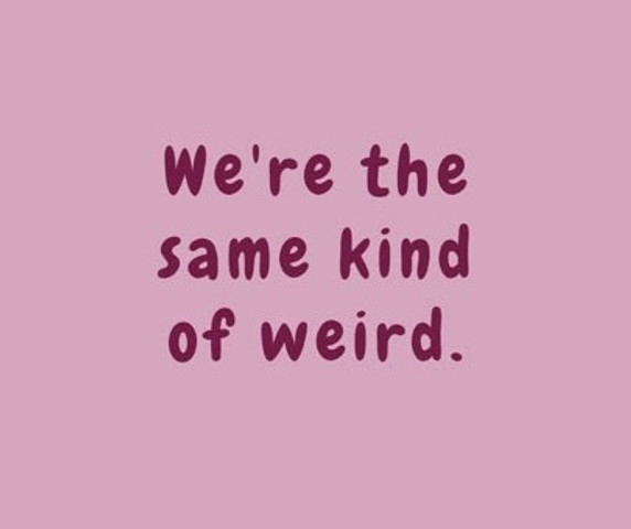 We