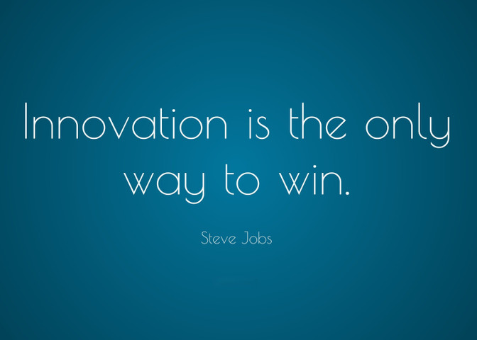 Innovation is the only way to win