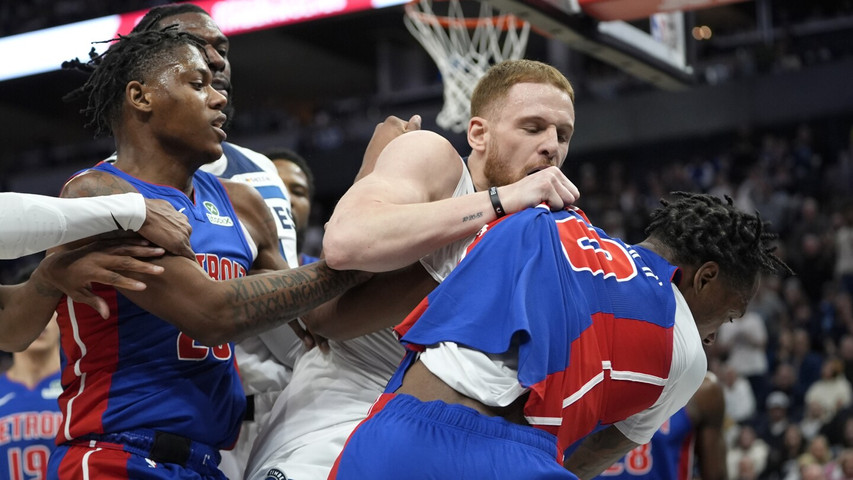 NBA suspends 5 players for their roles in Pistons-Timberwolves altercation that spilled into stands
