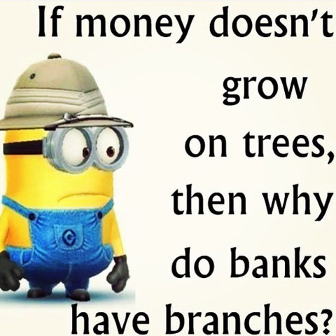 If money doesn’t grow on trees, then why do banks have branches?