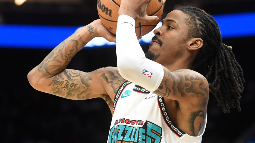 Ja Morant mimics throwing grenade as new 3-point celebration after being fined by NBA