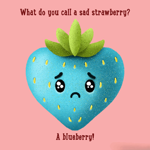 What do you call a sad strawberry?