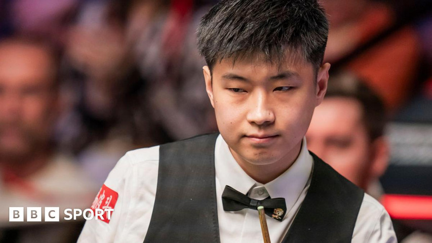 World Snooker Championship 2025: Zhao Xintong beats Jak Jones