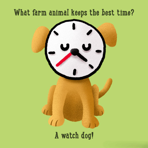 What farm animal keeps the best time?