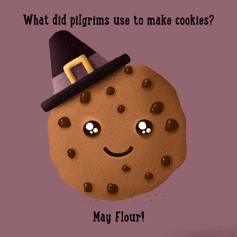What did pilgrims use to make cookies?