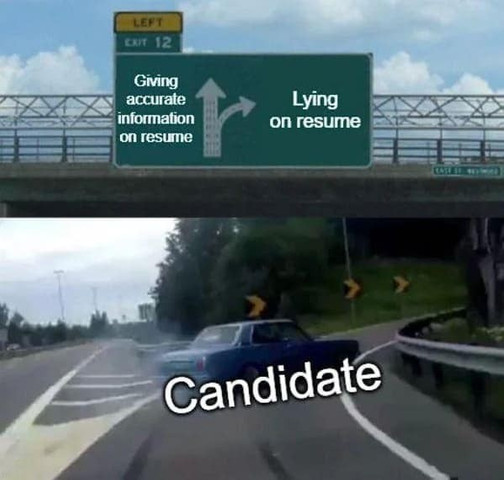 Giving accurate information on resume