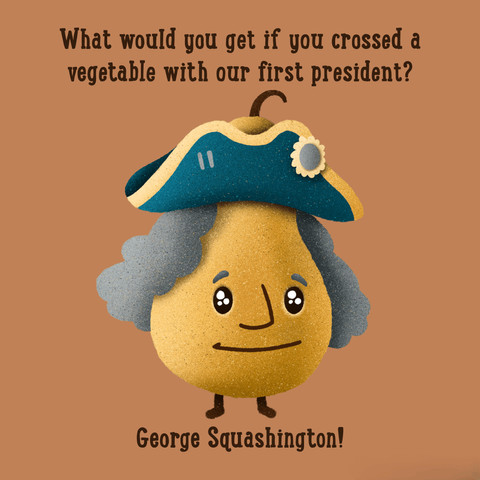 What would you get if you crossed a vegetable with our first president?