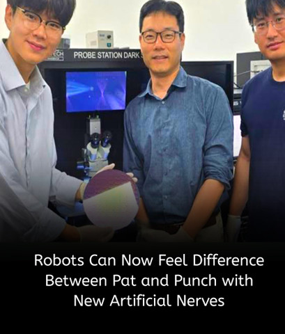 Robots can now feel difference between pat and punch with new artificial nerves