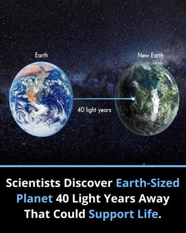 Scientists Discover Earth-Sized Planet 40 Light Years Away That Could Support Life