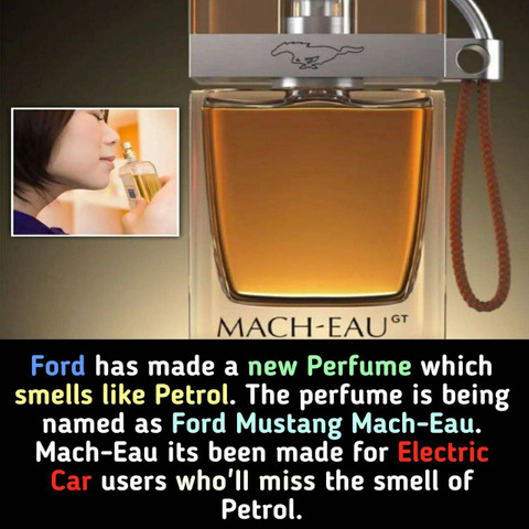 Ford has made a new Perfume which smells like Petrol