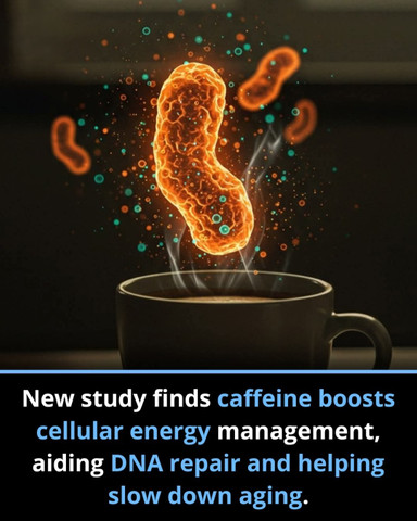New study finds caffeine boosts cellular energy management